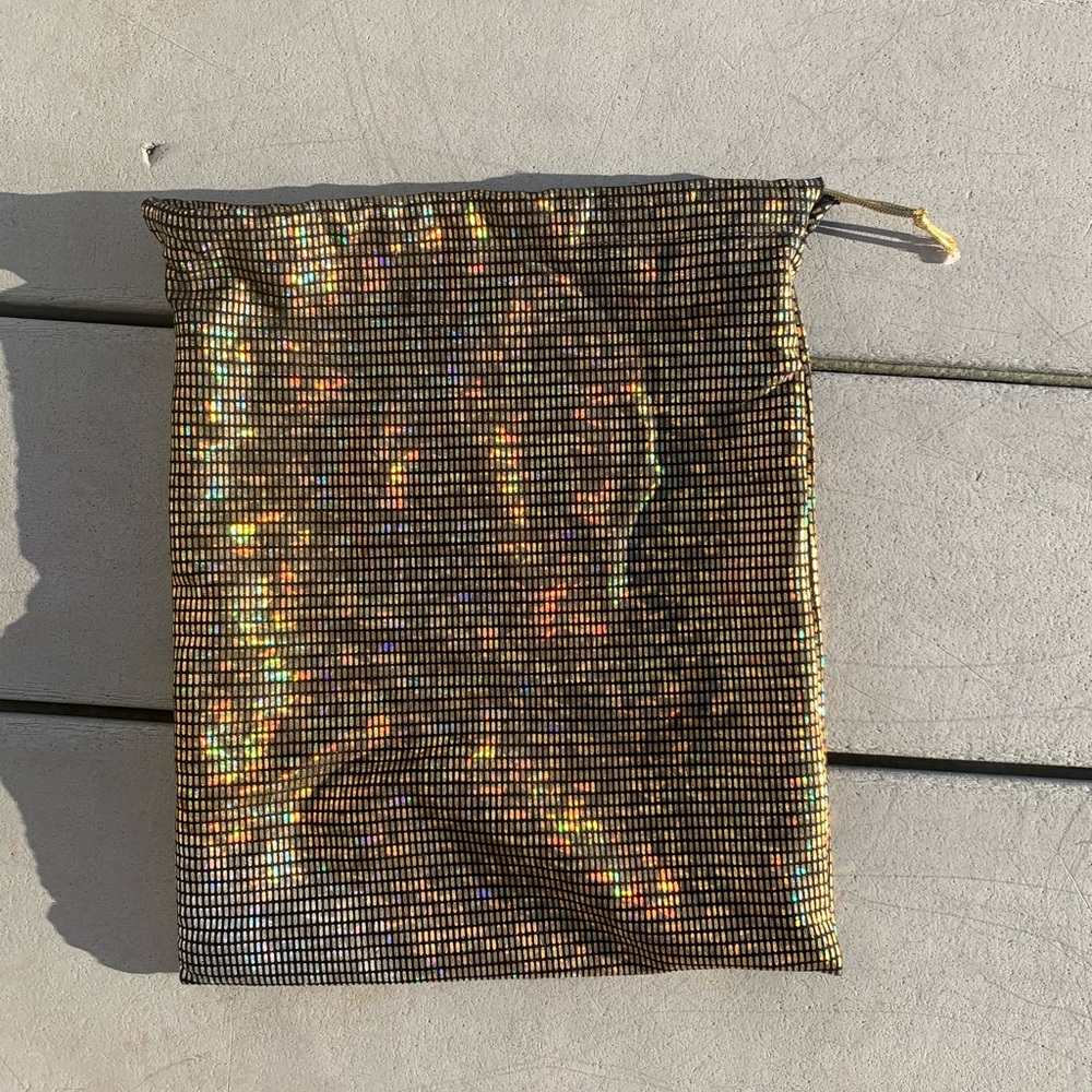 SHINY GOLD GK GRIP BAG